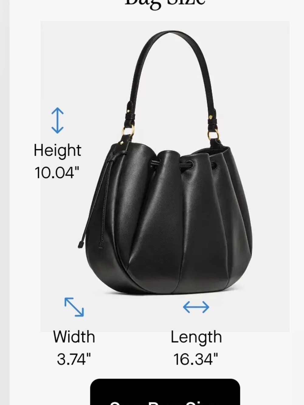 kate spade Black Pinch Shoulder Bag - Picture 6 of 8